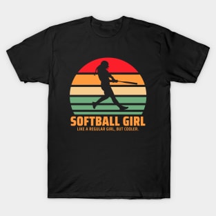 softball girl T-Shirt